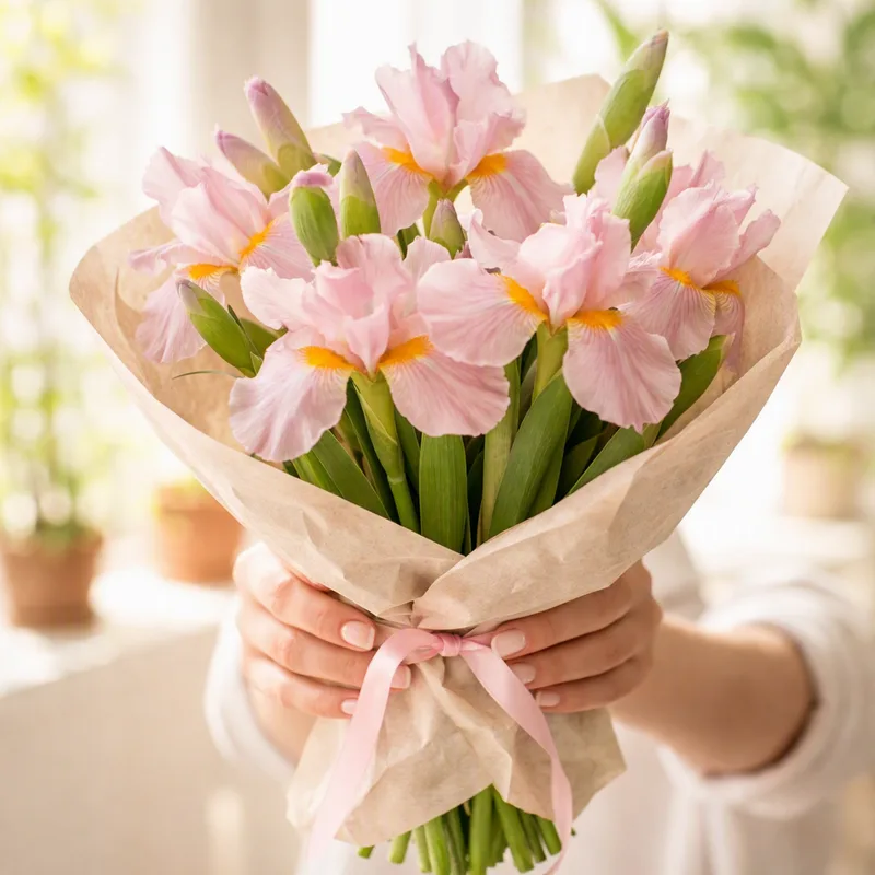 Iris - rosa - Bild 3