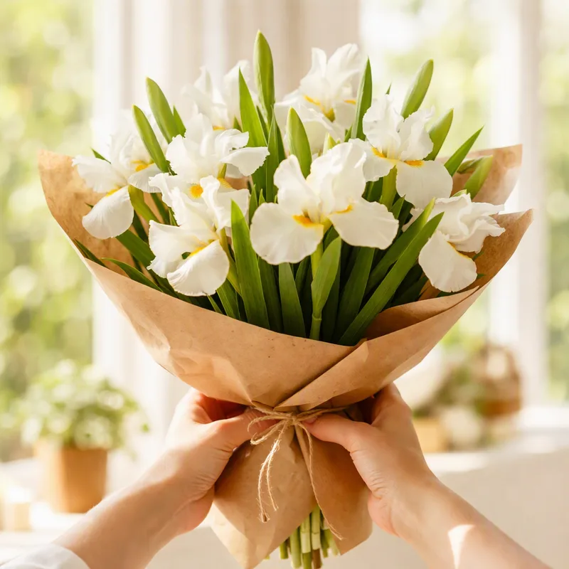 Iris - weiß - Bild 3