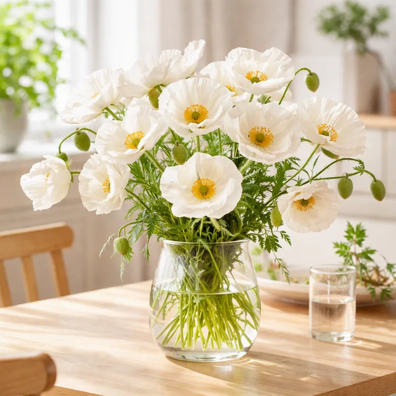 Mohn - weiß - Bild 2
