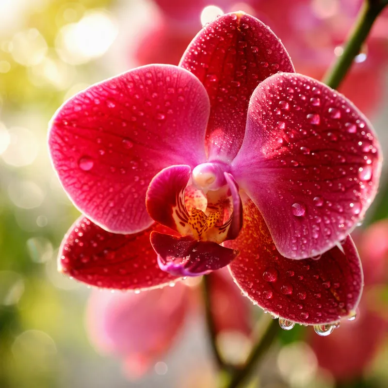 Orchidee (Brautorchidee) - rot
