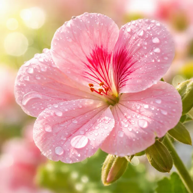 Pelargonie - rosa