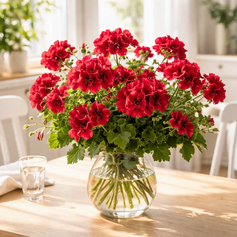 Pelargonie - rot - Bild 2