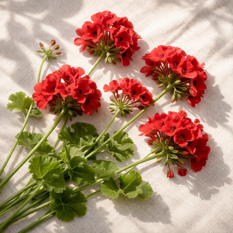 Pelargonie - rot - Bild 4