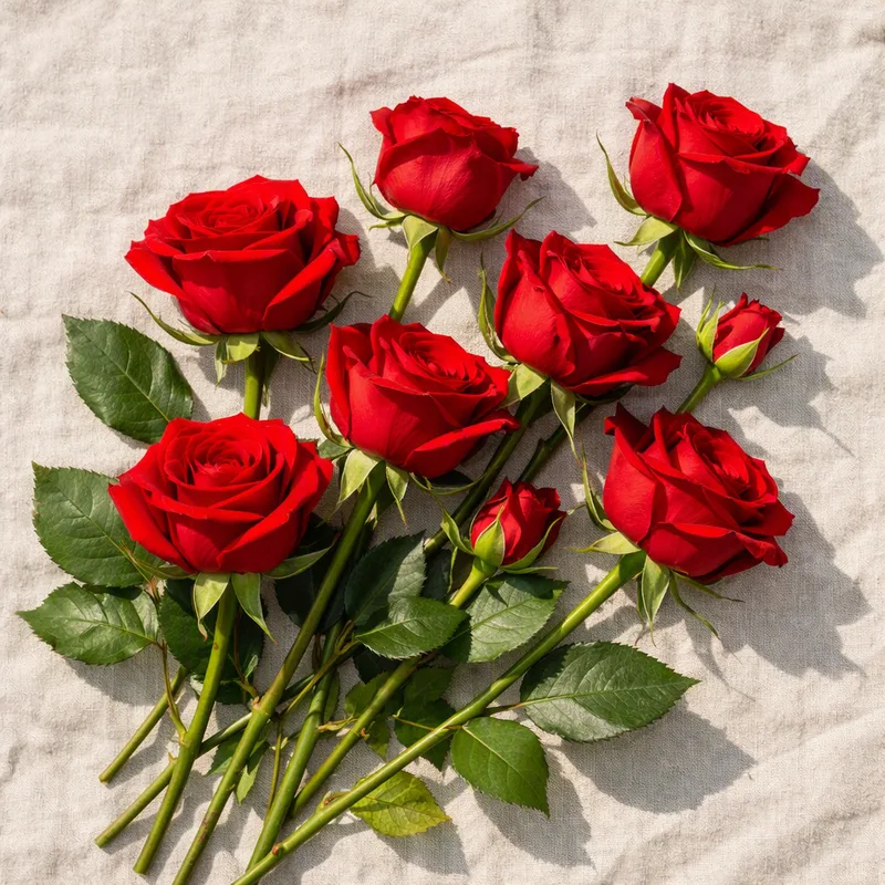 Rose - rot - Bild 4
