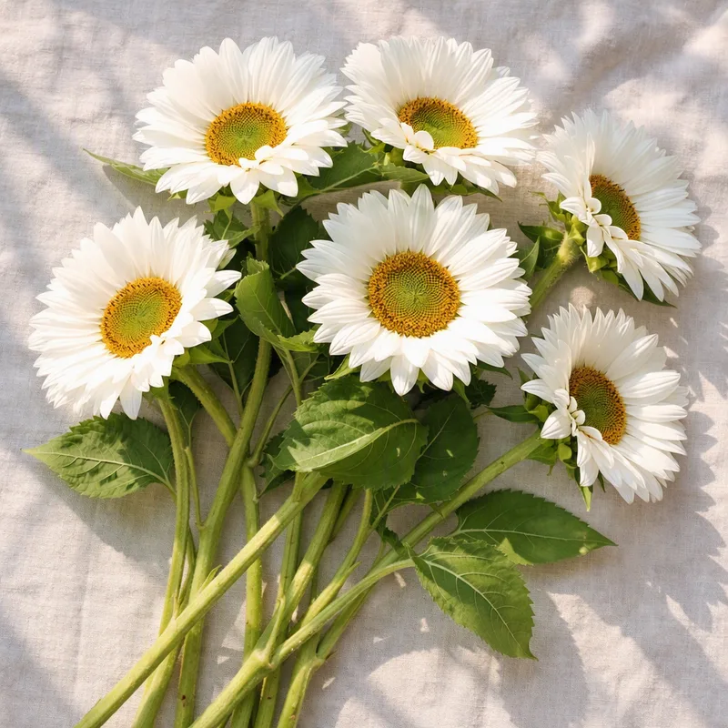 Sonnenblume - weiß - Bild 4