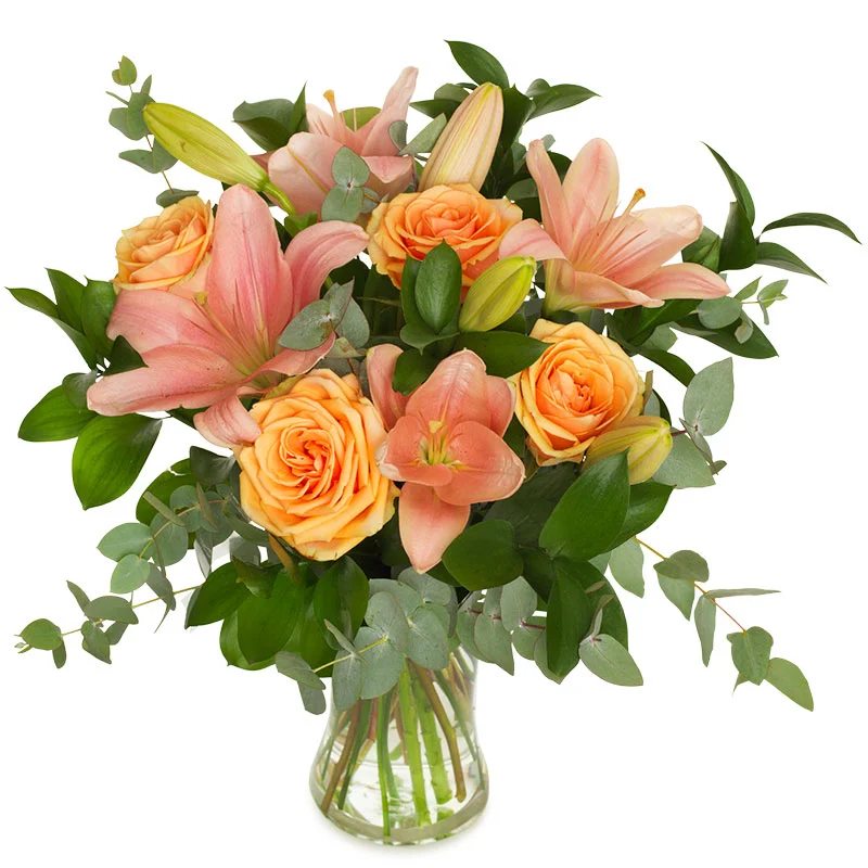 Beileidsstrauß - weiße Blumen mit Anteilnahme