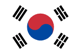 Flagge von Südkorea