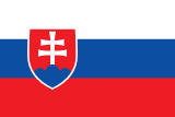 Flagge von der Slowakei